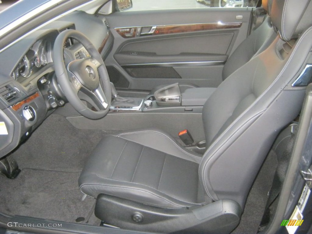 Black Interior 2013 Mercedes-Benz E 350 Cabriolet Photo #72978156