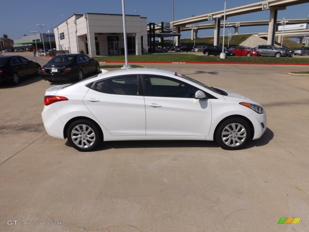 Pearl White 2011 Hyundai Elantra GLS Exterior Photo #72978797