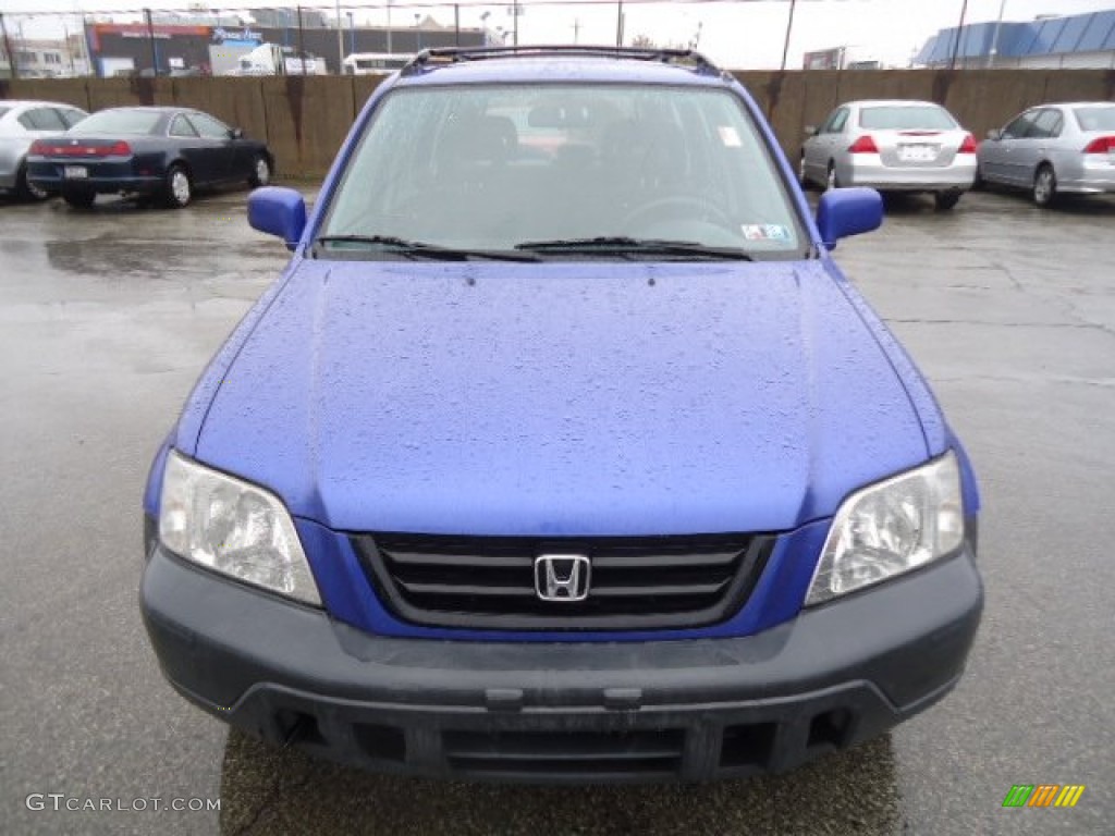 2001 CR-V EX 4WD - Electron Blue Metallic / Dark Gray photo #10