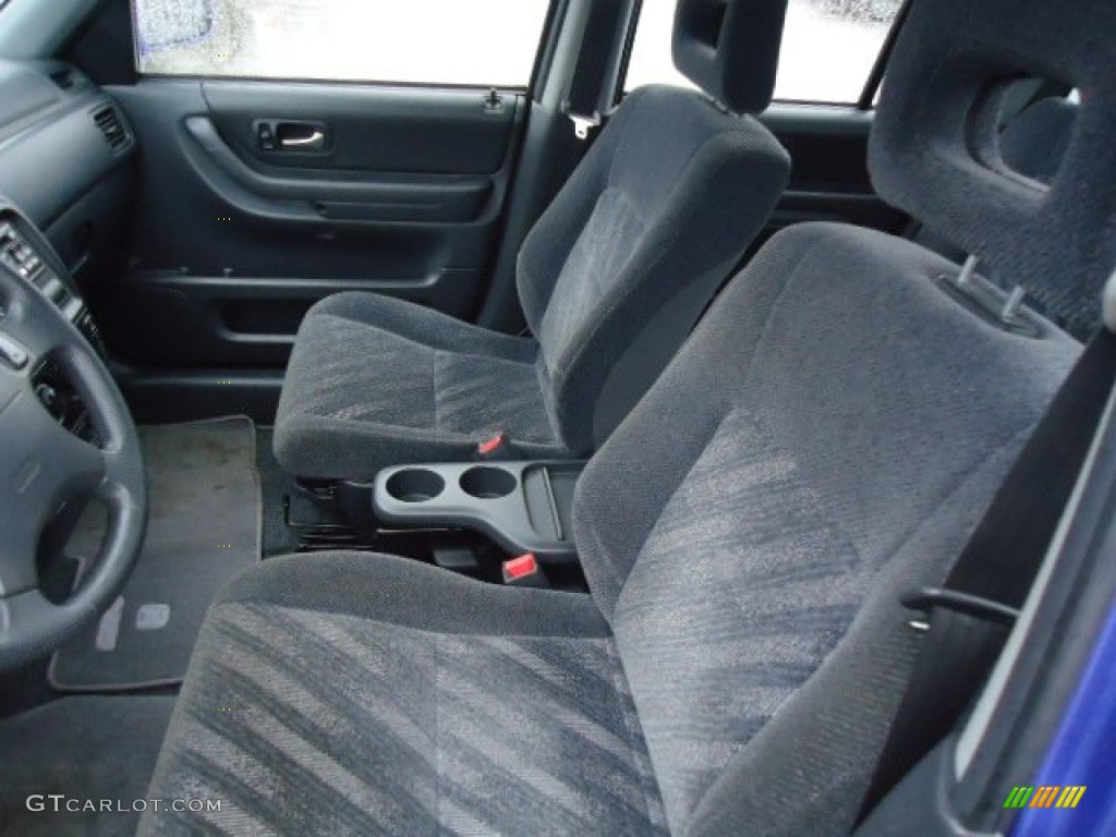 2001 CR-V EX 4WD - Electron Blue Metallic / Dark Gray photo #13