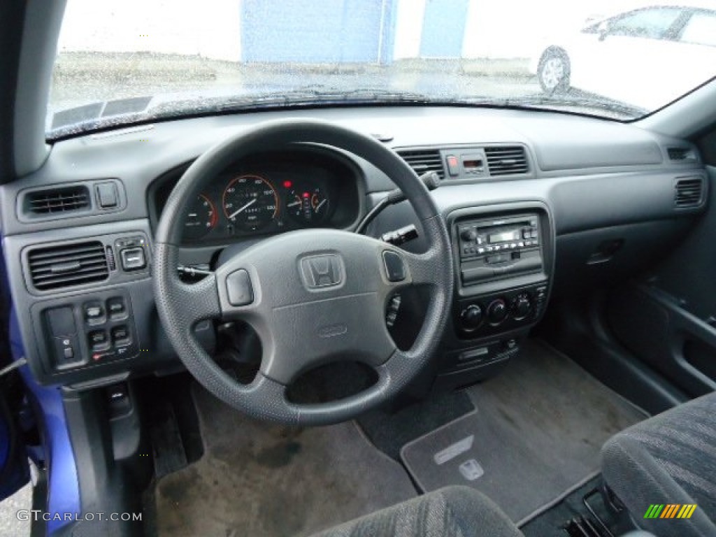 2001 CR-V EX 4WD - Electron Blue Metallic / Dark Gray photo #14