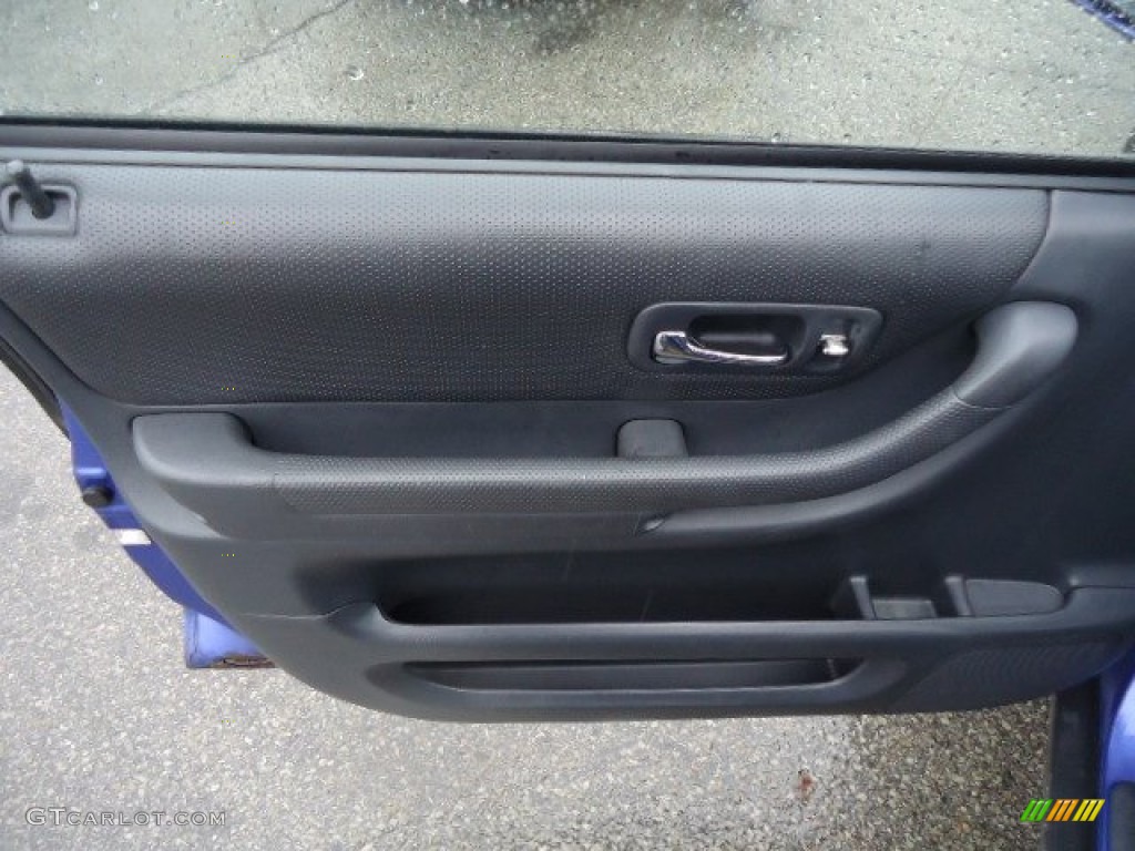 2001 CR-V EX 4WD - Electron Blue Metallic / Dark Gray photo #15