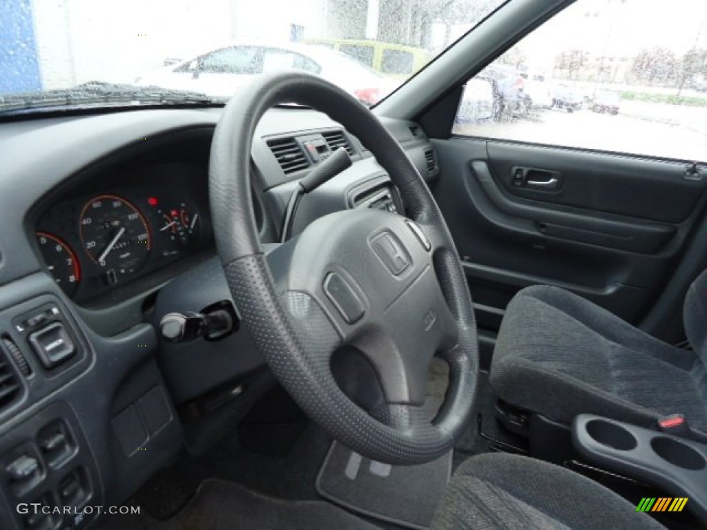 2001 CR-V EX 4WD - Electron Blue Metallic / Dark Gray photo #16