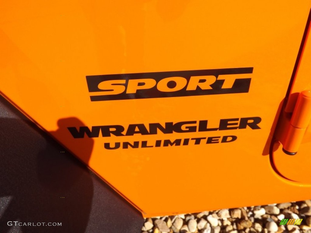 2013 Jeep Wrangler Unlimited Sport 4x4 Marks and Logos Photo #72980130