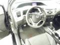 2012 Crystal Black Pearl Honda Civic Si Sedan  photo #11