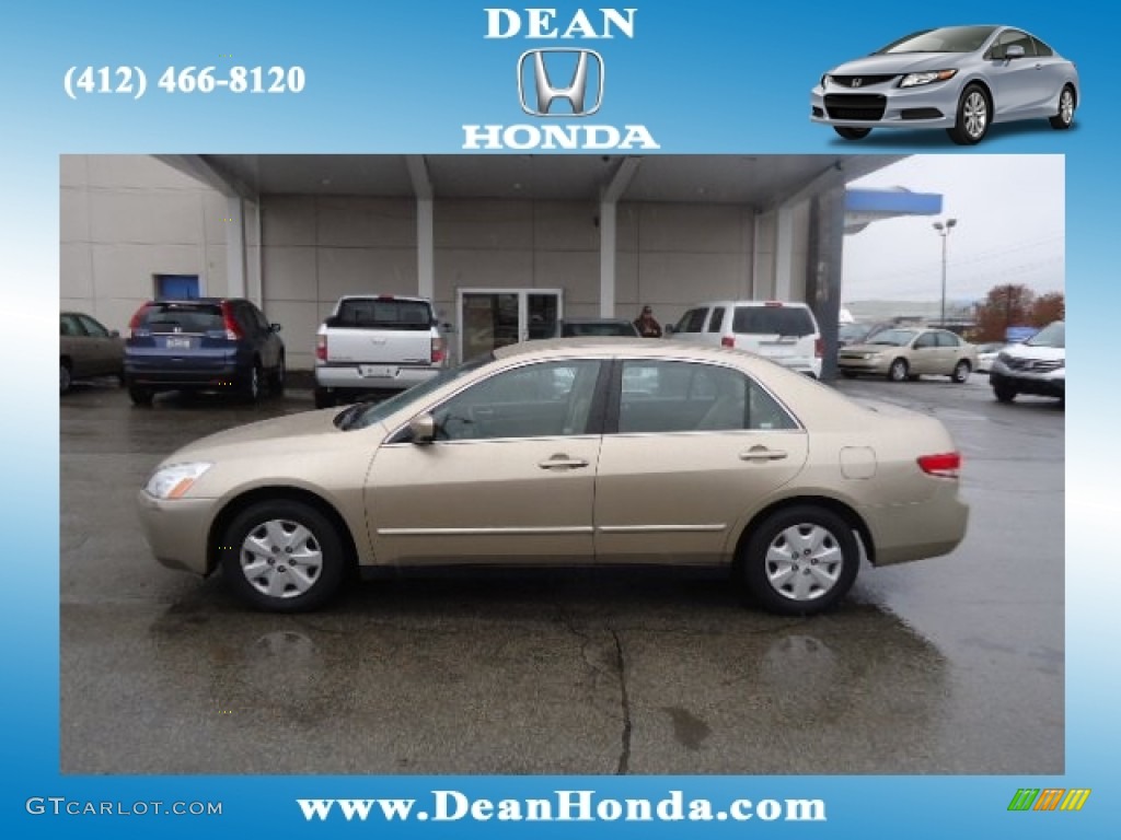 2003 Accord LX Sedan - Desert Mist Metallic / Ivory photo #1
