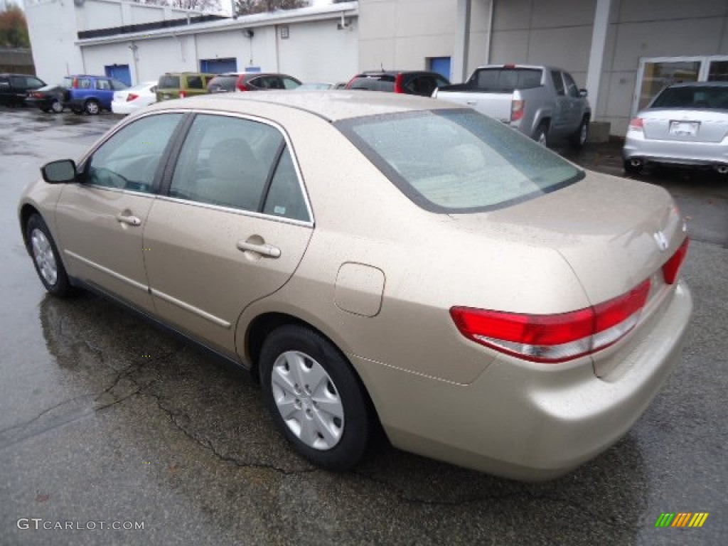 2003 Accord LX Sedan - Desert Mist Metallic / Ivory photo #2