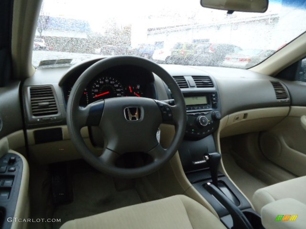 2003 Accord LX Sedan - Desert Mist Metallic / Ivory photo #13