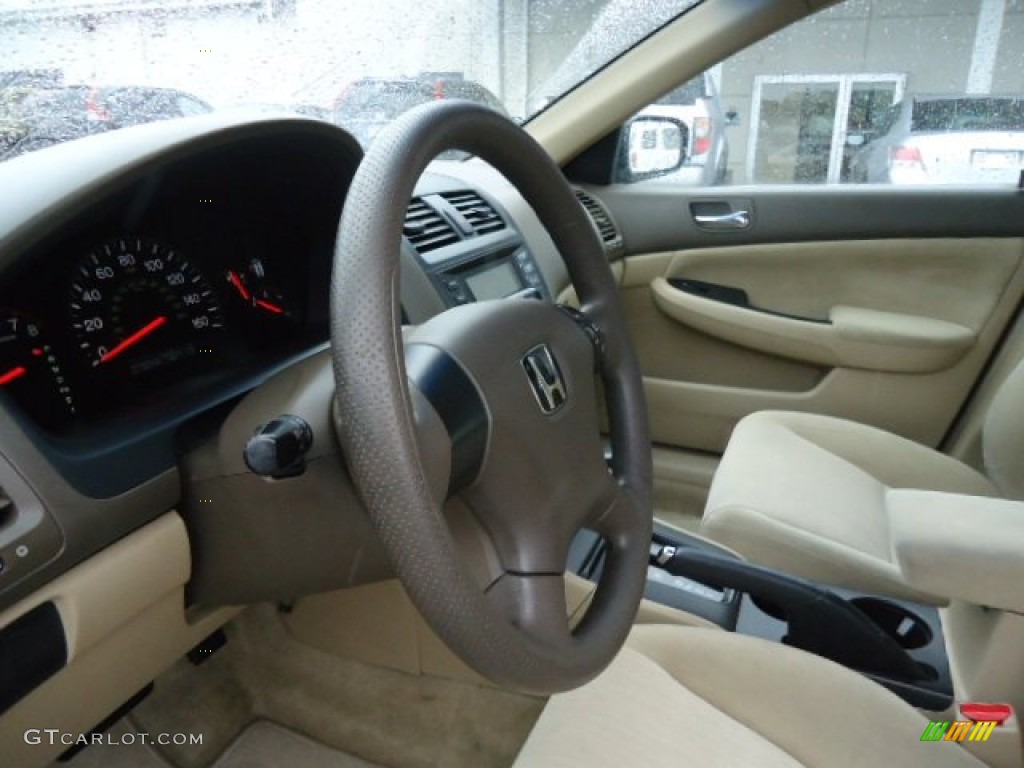 2003 Accord LX Sedan - Desert Mist Metallic / Ivory photo #16