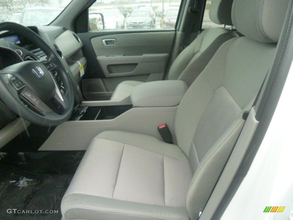 2012 Pilot EX 4WD - Taffeta White / Gray photo #10