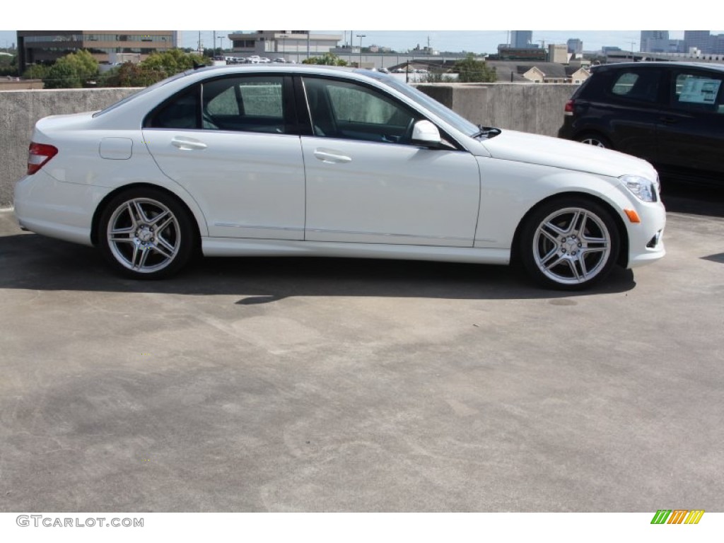 Arctic White 2009 Mercedes-Benz C 300 Sport Exterior Photo #72982733