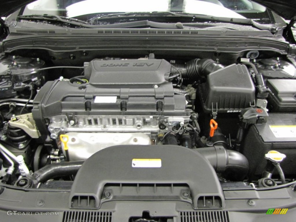 2009 Elantra Touring - Black Pearl / Black photo #8