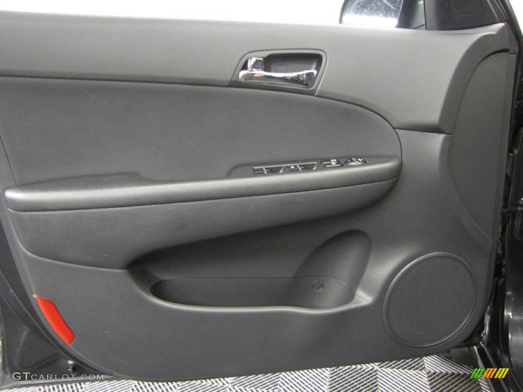 2009 Elantra Touring - Black Pearl / Black photo #14