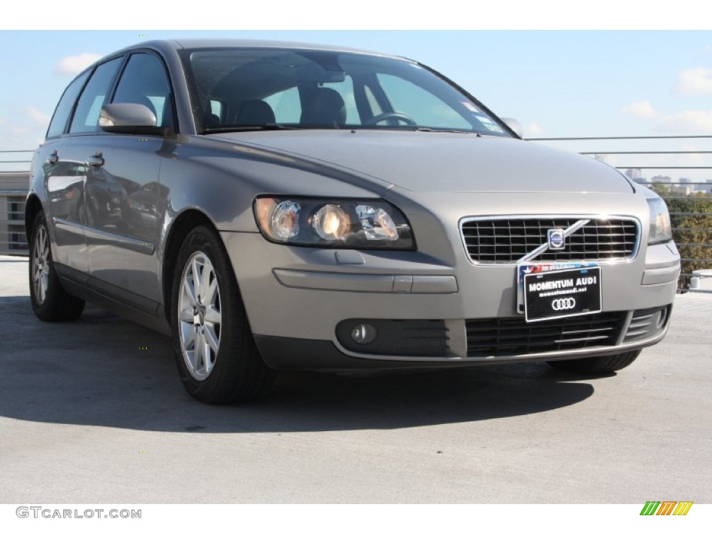 2006 V50 T5 - Flint Grey Metallic / Off Black photo #1