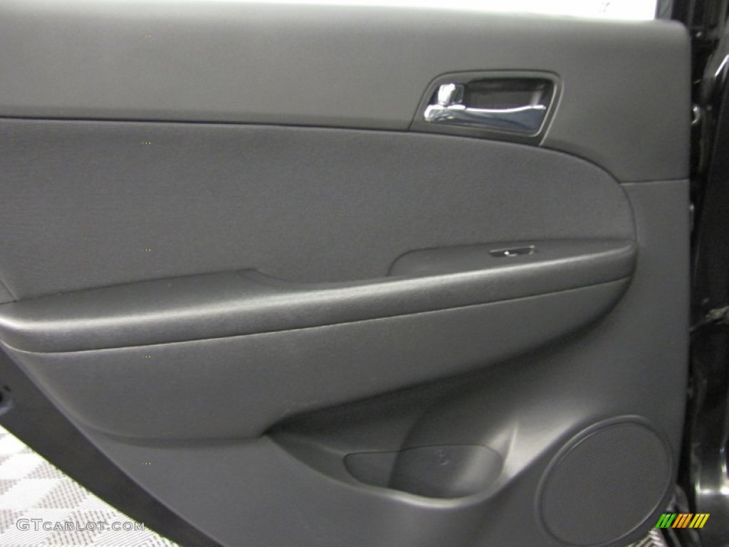 2009 Elantra Touring - Black Pearl / Black photo #16
