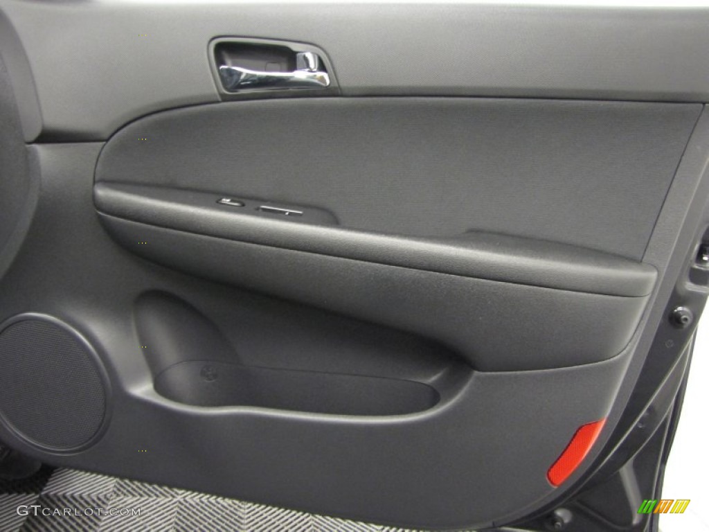 2009 Elantra Touring - Black Pearl / Black photo #18