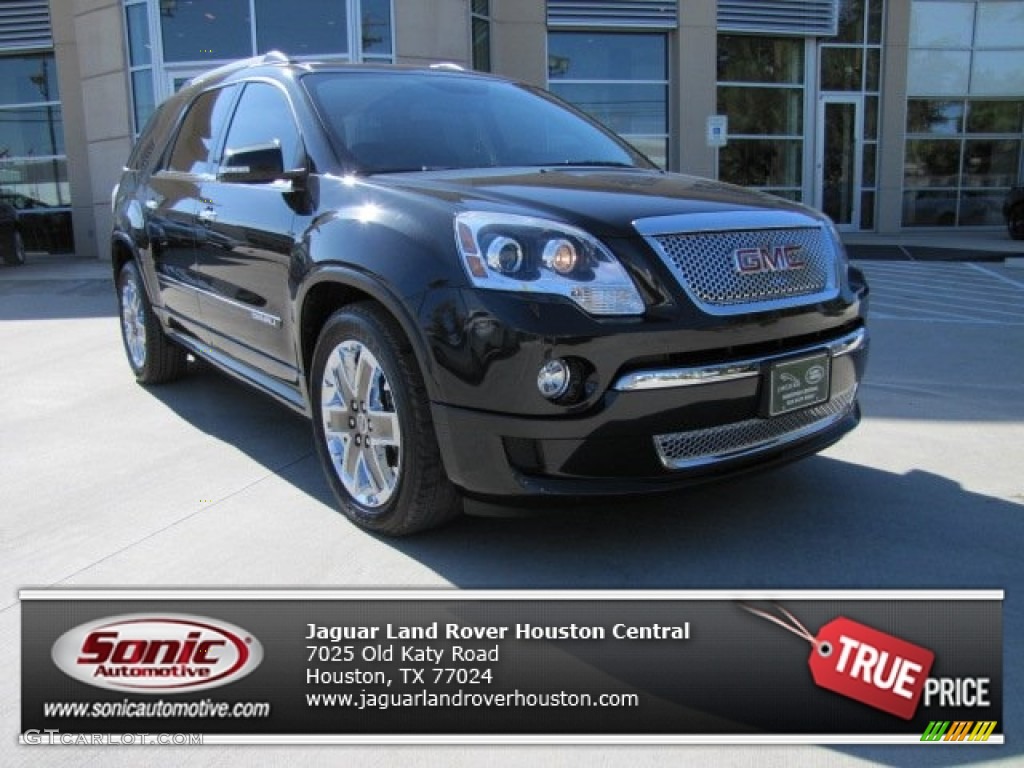 2011 Acadia Denali - Carbon Black Metallic / Ebony photo #1