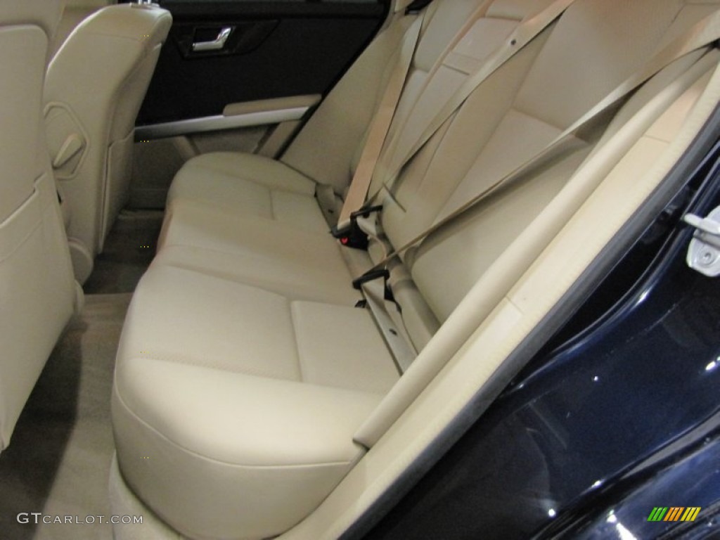 Almond/Black Interior 2010 Mercedes-Benz GLK 350 4Matic Photo #72983455