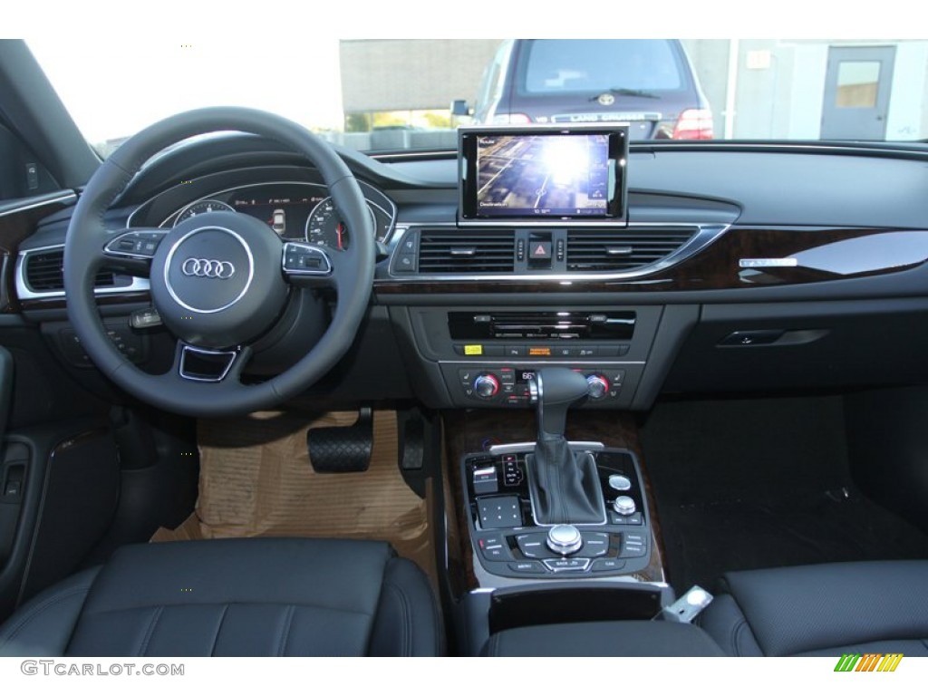 2013 Audi A6 3.0T quattro Sedan Black Dashboard Photo #72984072