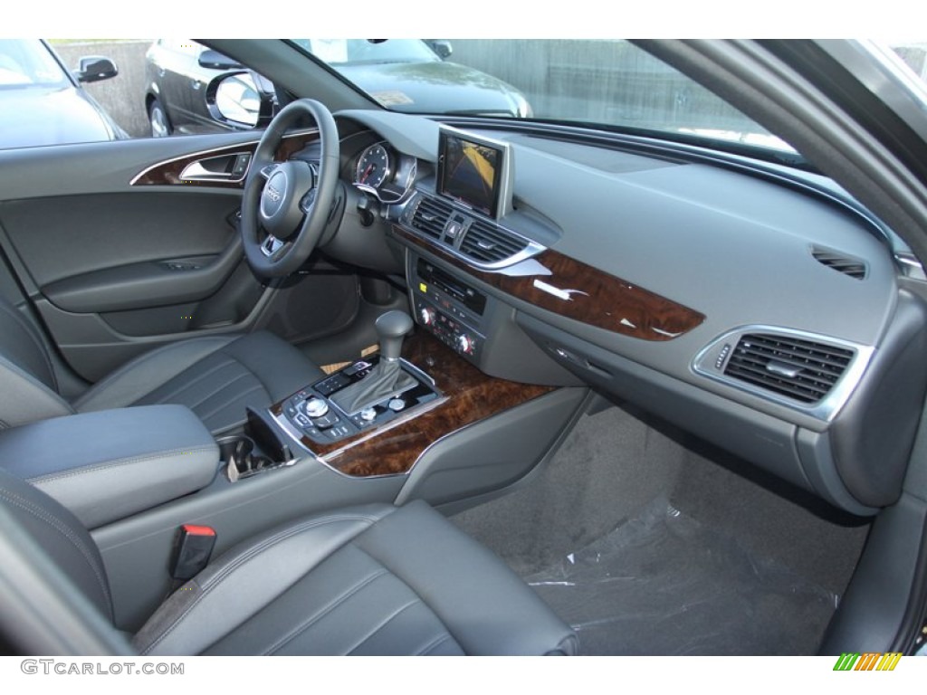 2013 Audi A6 3.0T quattro Sedan Black Dashboard Photo #72984249