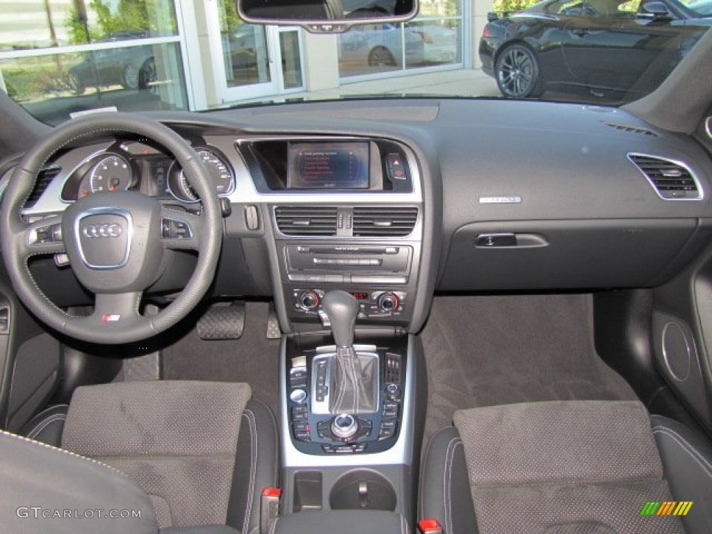 2009 Audi A5 3.2 quattro Coupe Black Dashboard Photo #72984285