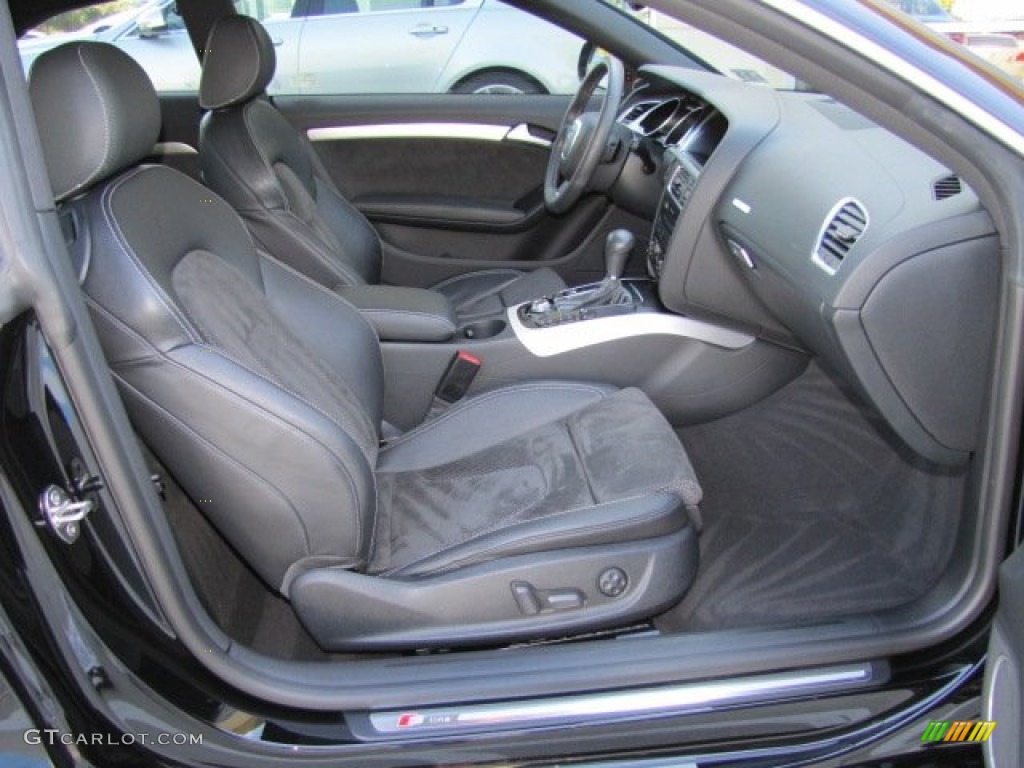 Black Interior 2009 Audi A5 3.2 quattro Coupe Photo #72984297