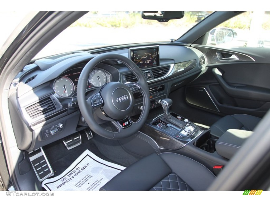 Black Interior 2013 Audi S6 4.0 TFSI quattro Sedan Photo #72984471