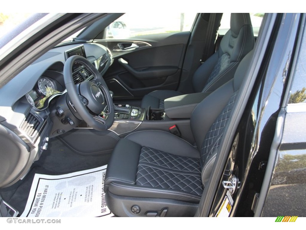 Black Interior 2013 Audi S6 4.0 TFSI quattro Sedan Photo #72984487