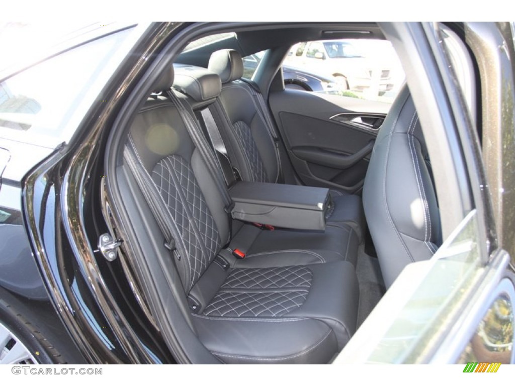 Black Interior 2013 Audi S6 4.0 TFSI quattro Sedan Photo #72984681