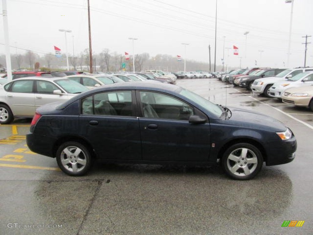 2007 ION 3 Sedan - Deep Blue / Gray photo #7