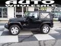 2012 Black Jeep Wrangler Sahara 4x4  photo #1