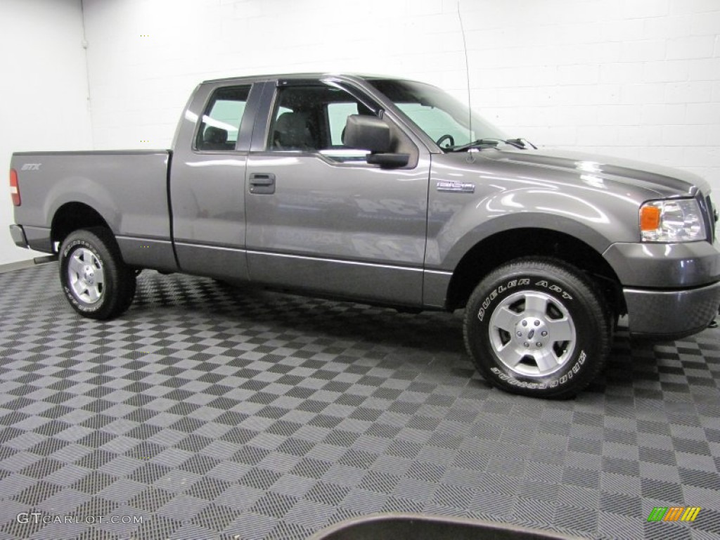 2006 F150 STX SuperCab 4x4 - Dark Shadow Grey Metallic / Medium/Dark Flint photo #8