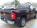 2008 Dark Cherry Metallic Chevrolet Silverado 1500 LS Regular Cab  photo #4