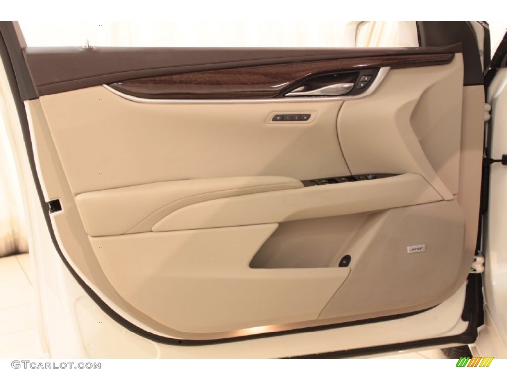 2013 Cadillac XTS Premium AWD Shale/Cocoa Door Panel Photo #72987195