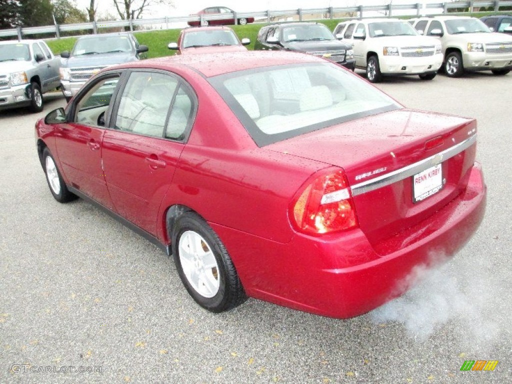 2004 Malibu LS V6 Sedan - Sport Red Metallic / Neutral photo #2