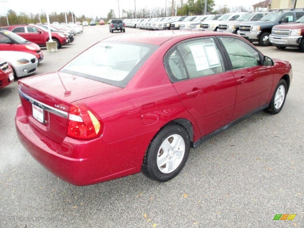 2004 Malibu LS V6 Sedan - Sport Red Metallic / Neutral photo #11