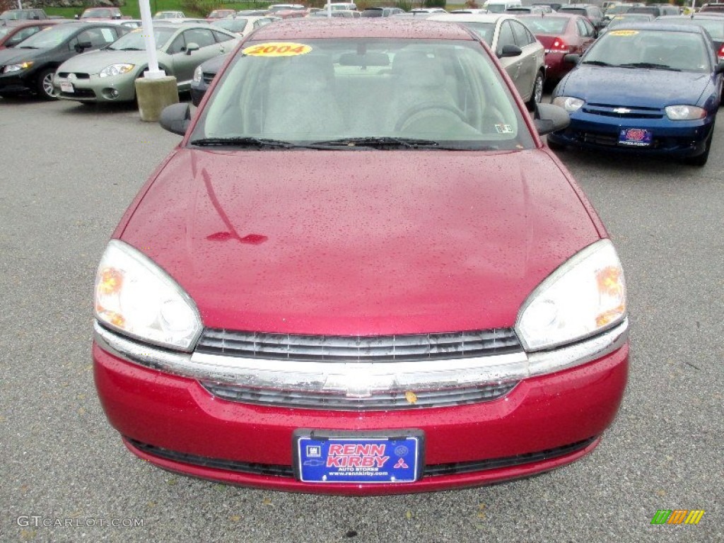 2004 Malibu LS V6 Sedan - Sport Red Metallic / Neutral photo #14
