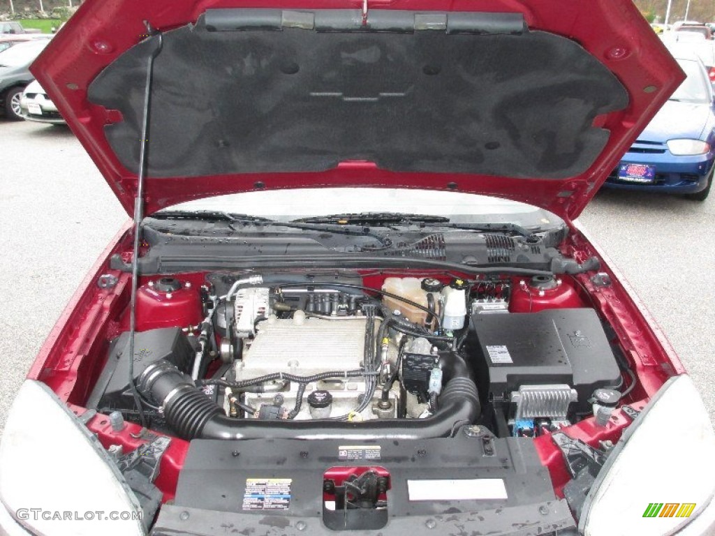 2004 Malibu LS V6 Sedan - Sport Red Metallic / Neutral photo #15
