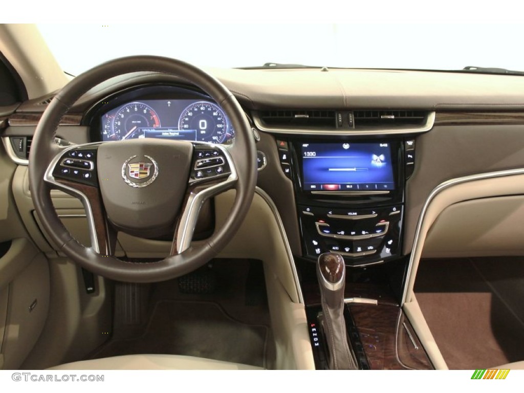 2013 Cadillac XTS Premium AWD Shale/Cocoa Dashboard Photo #72987627