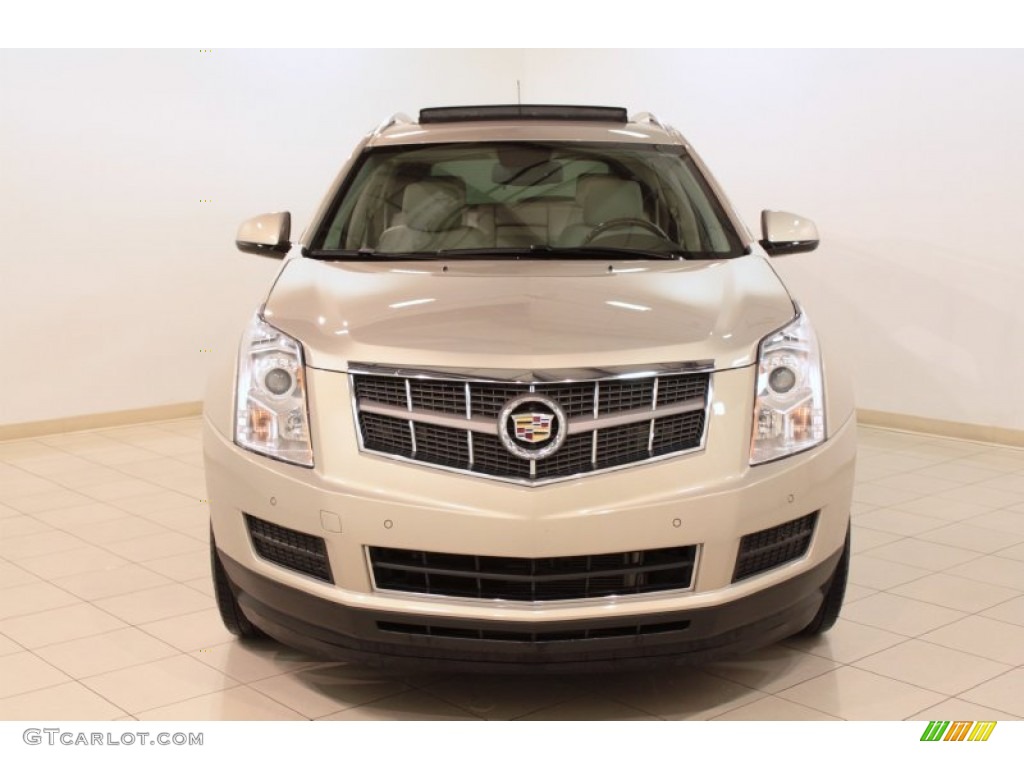 2011 SRX 4 V6 AWD - Gold Mist Metallic / Shale/Brownstone photo #2