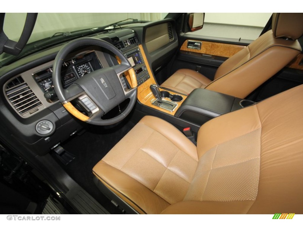 Canyon/Black Interior 2011 Lincoln Navigator Limited Edition Photo #72988640