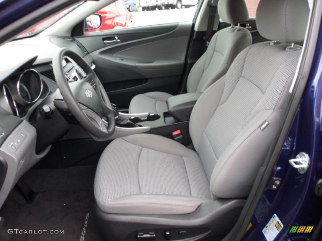 Gray Interior 2012 Hyundai Sonata GLS Photo #72988785