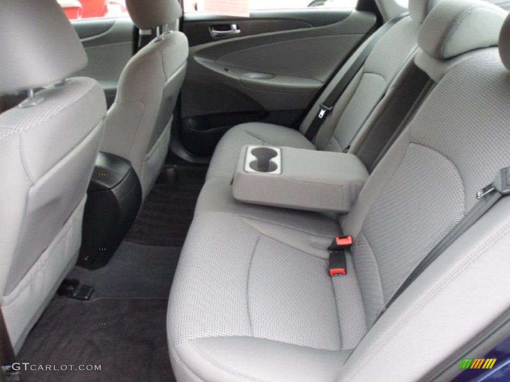 Gray Interior 2012 Hyundai Sonata GLS Photo #72988896