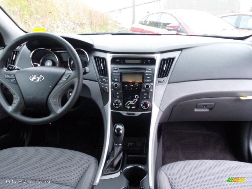 2012 Hyundai Sonata GLS Gray Dashboard Photo #72988944
