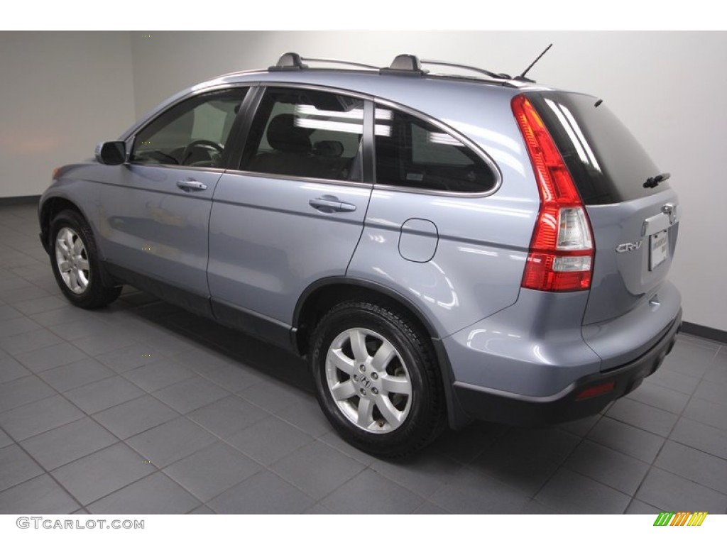 2008 CR-V EX-L - Glacier Blue Metallic / Gray photo #5