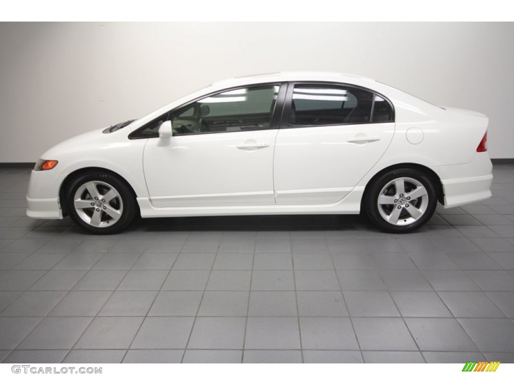 Taffeta White 2006 Honda Civic EX Sedan Exterior Photo #72989382