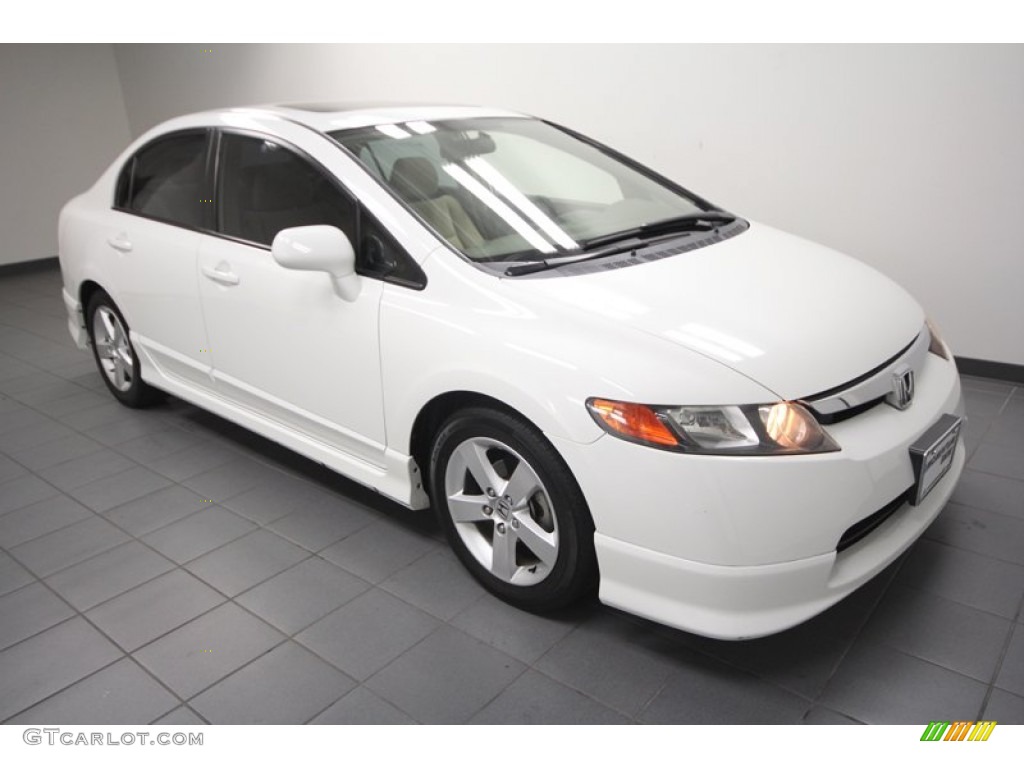 Taffeta White 2006 Honda Civic EX Sedan Exterior Photo #72989415