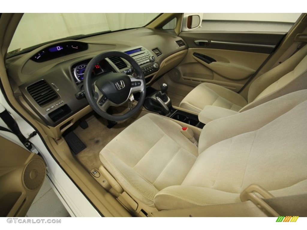 Ivory Interior 2006 Honda Civic EX Sedan Photo #72989442
