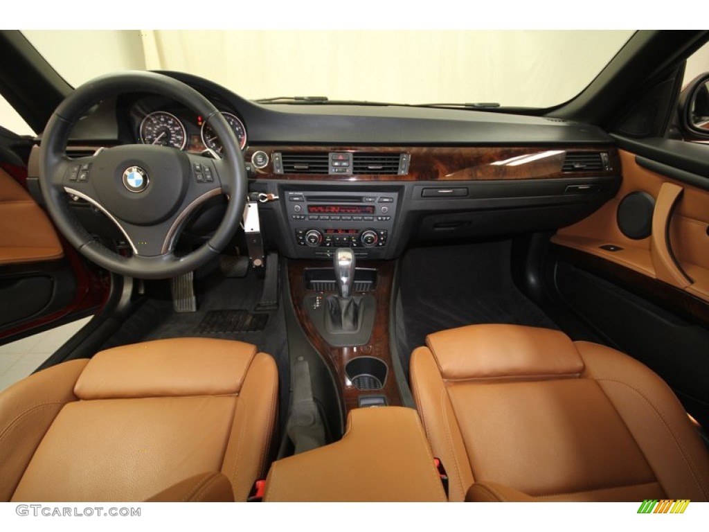 2011 3 Series 328i Convertible - Vermillion Red Metallic / Saddle Brown Dakota Leather photo #4