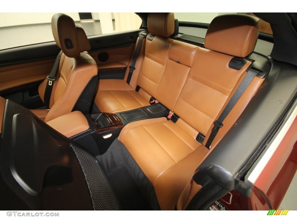 2011 3 Series 328i Convertible - Vermillion Red Metallic / Saddle Brown Dakota Leather photo #15